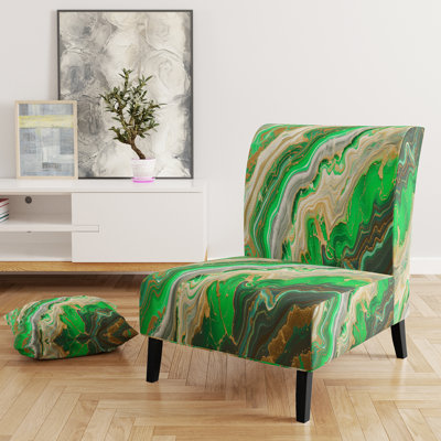 Fauteuil de chambre rembourré Mid-Century