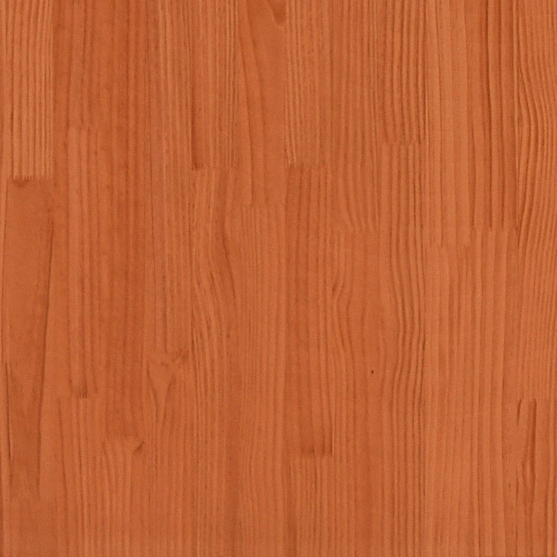 Amihai Solid Wood Bed, 120cm x 200cm, Wax brown