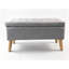 Banc ottoman de rangement avec plateau intégré