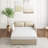 Waterproof Sofa Bed Mattress Pad,White