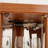 Corner Glass Cabinet Lighted Curio Cabinet Corner Display Case For Living Room, Curio Cabinet, Antique Collection, Wine,Bar Glass Storage Light Included, Dark Oak