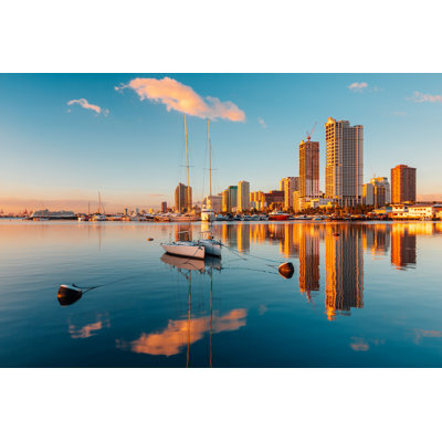 Skyline of Manila City - Photographie sur toile tendue