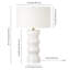 Lampe de table standard 26,5 "Dublin-1313038427