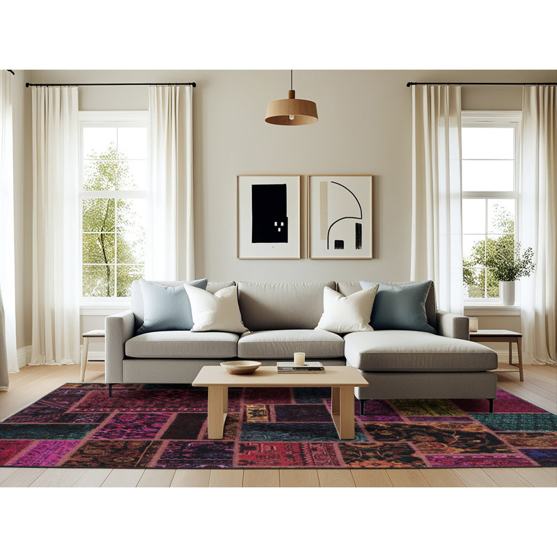 Abstract Indoor Rug, Rectangle 6' x 9'