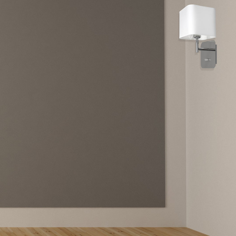 Napoli Armed Sconce, White