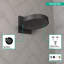 Tête de douche Hansgrohe Rainfinity 250 avec garniture de connecteur mural-707312836-707312859