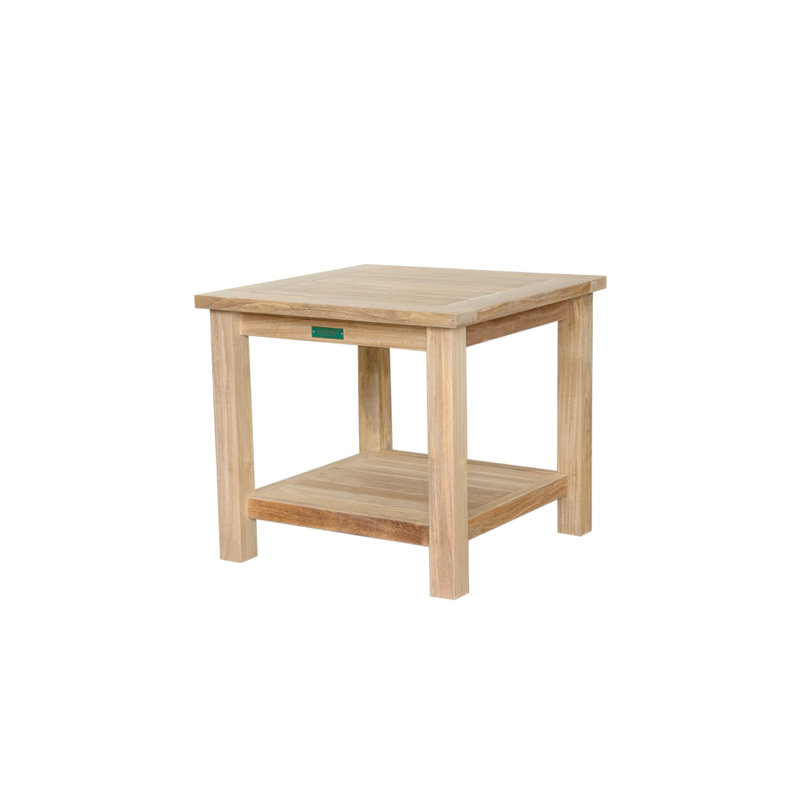 Bahama Outdoor Square Teak Side Table