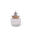 Fleur De Lis Glass Jar-851636289