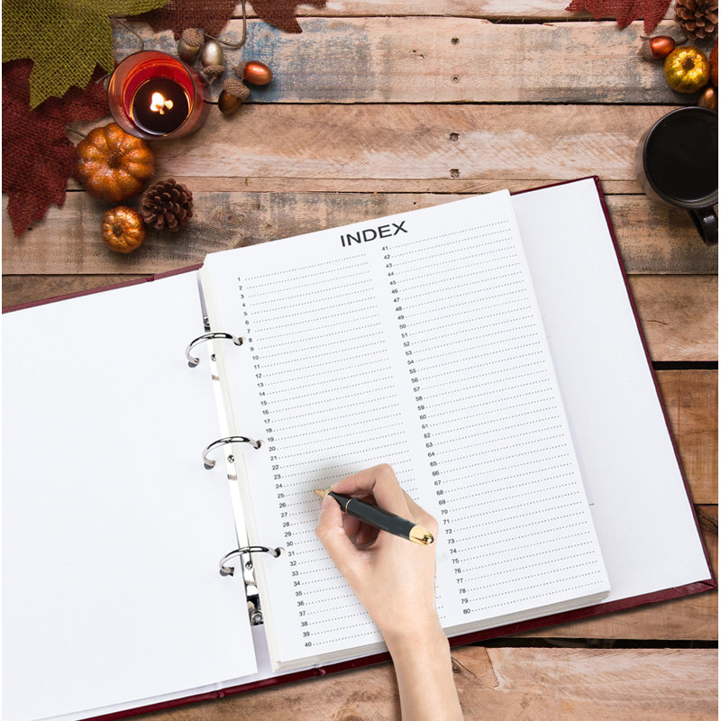 Paper Album, Burgundy