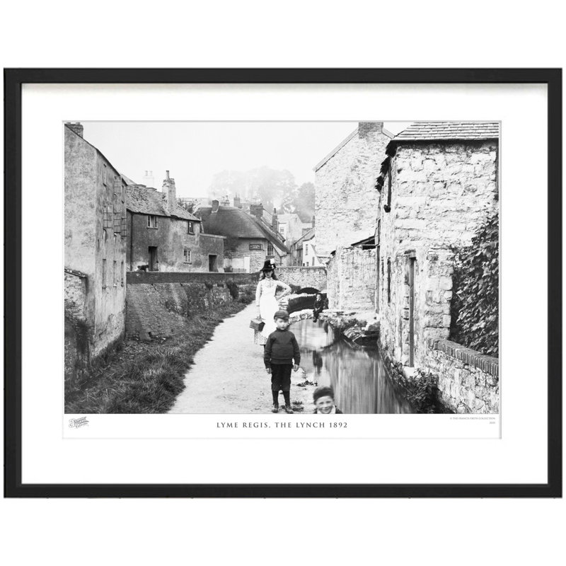 Lyme Regis, The Lynch 1892 by Francis Frith - Single Picture Frame Print, 28cm H x 36cm W x 2.3cm D