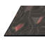 Tapis noir/zone rose à motifs-2053154349