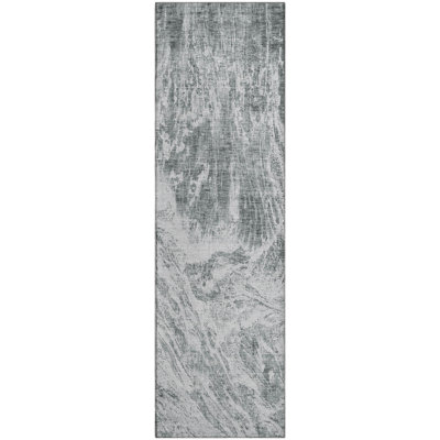 Premium Machine Washable Prisco Gray Rug