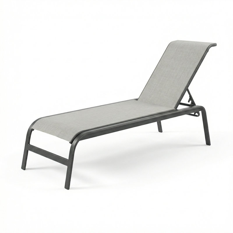 Chaise, Augustine Alloy II Sling/Anthracite