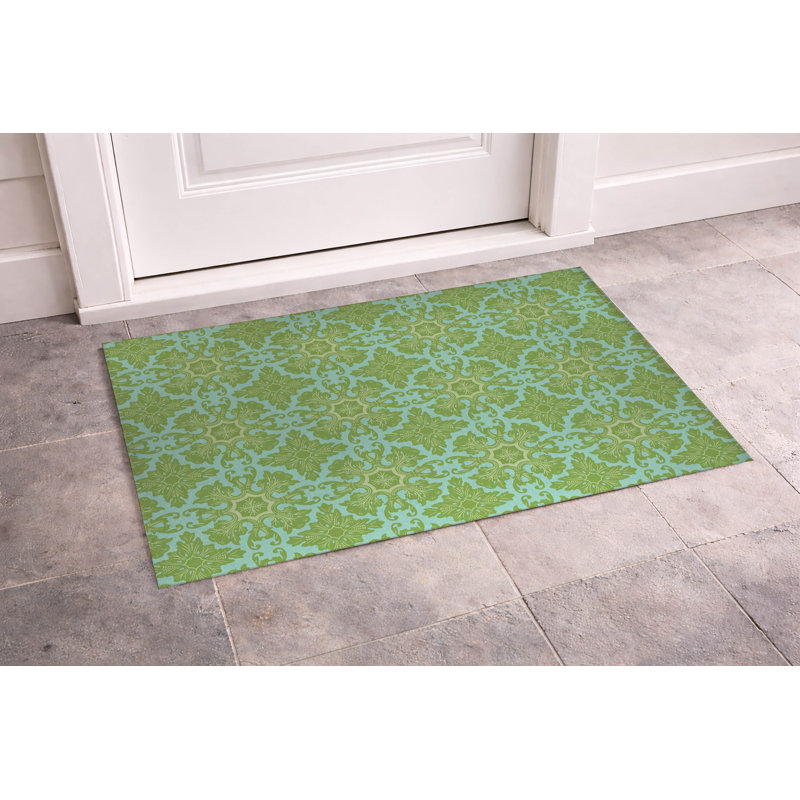 Paillasson Damask, Vert, L 21 po x L 34 po