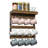 Wall Mounted Coffee Mug Rack With 12 Hooks And Storage Shelf, Rustic Wood Cup Holder For Kitchen Organization And Display