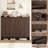 30-Pair Shoe Cabinet With 6-Tier, Adjustable Shelves & Boot Compartment-1897122775