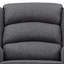 Chaise berçante avec accoudoirs évasés