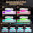 Charvez Solid Coffee Table with 16 Colors LED Lights, 78 X 78cm-921683017-921683016