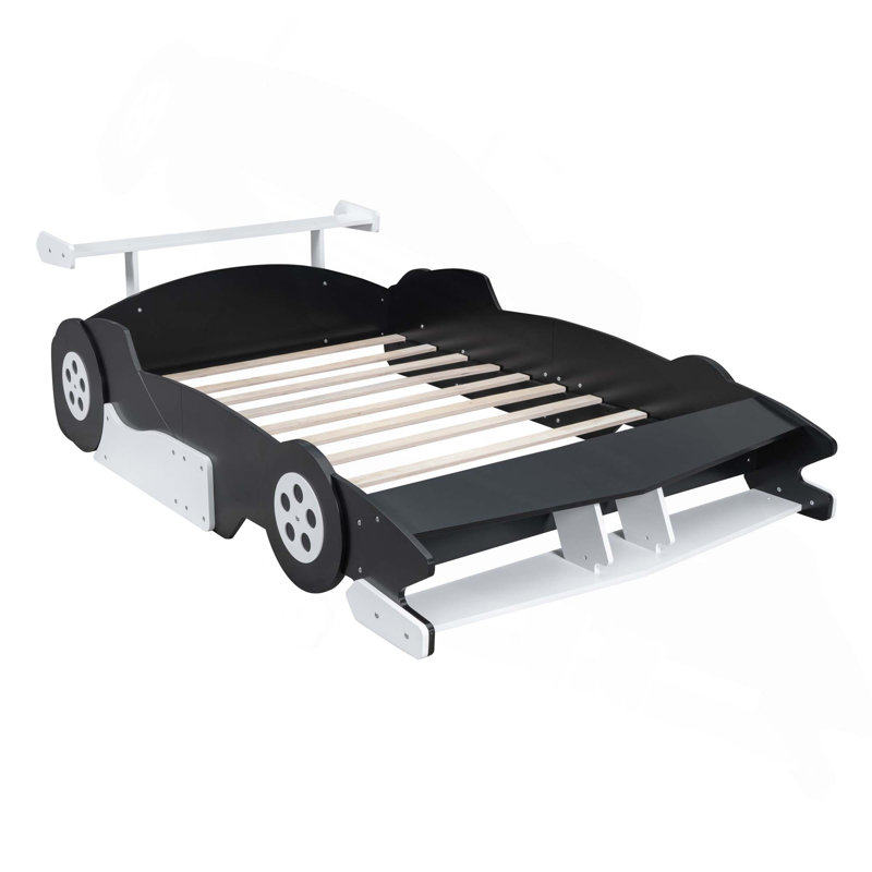 Lit plateforme avec roulettes Race, Black