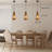 Retro Rattan Hand-Woven Pendant Light Adjustable Height