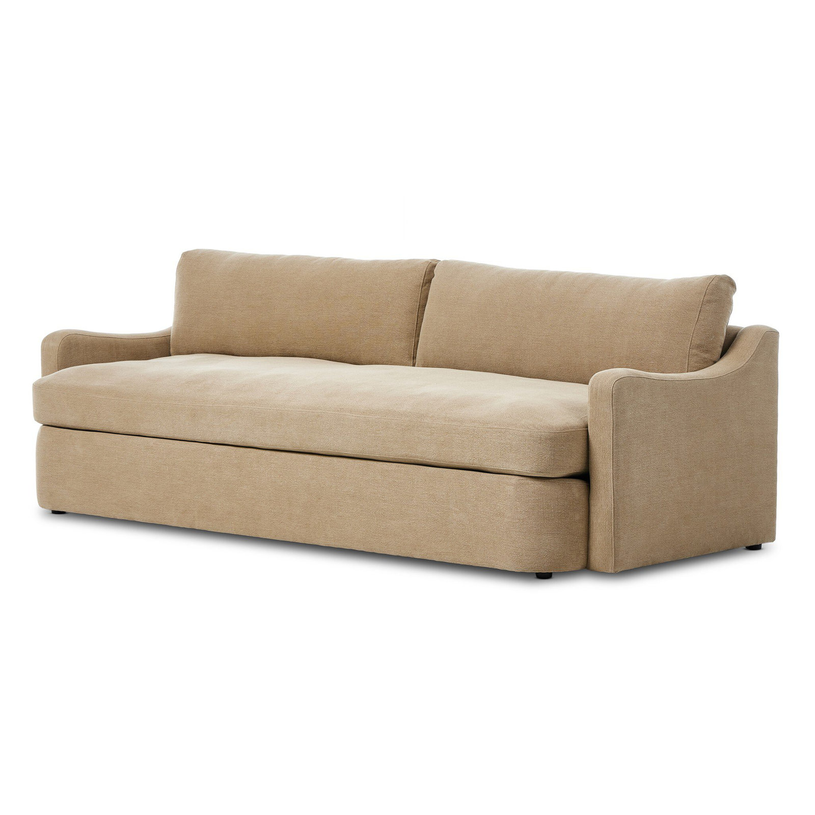 Georgie 96" Linen Sofa, Camel