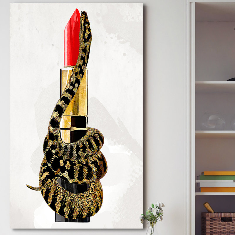 «Deadly Kisses», impression, Toile tendue, H 48 po x l 28 po x P 1,5 po