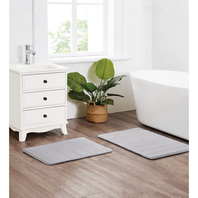 Bath Rug, Gray