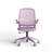 Ergonomic Mesh Task Chair with Flip-Up Arms and Lumbar Support for Small Spaces-527432891