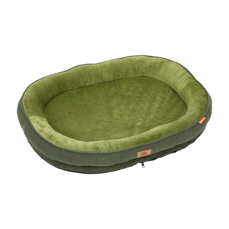 Corduroy Pet Bed, 12.5cm H x 60cm W x 50cm D