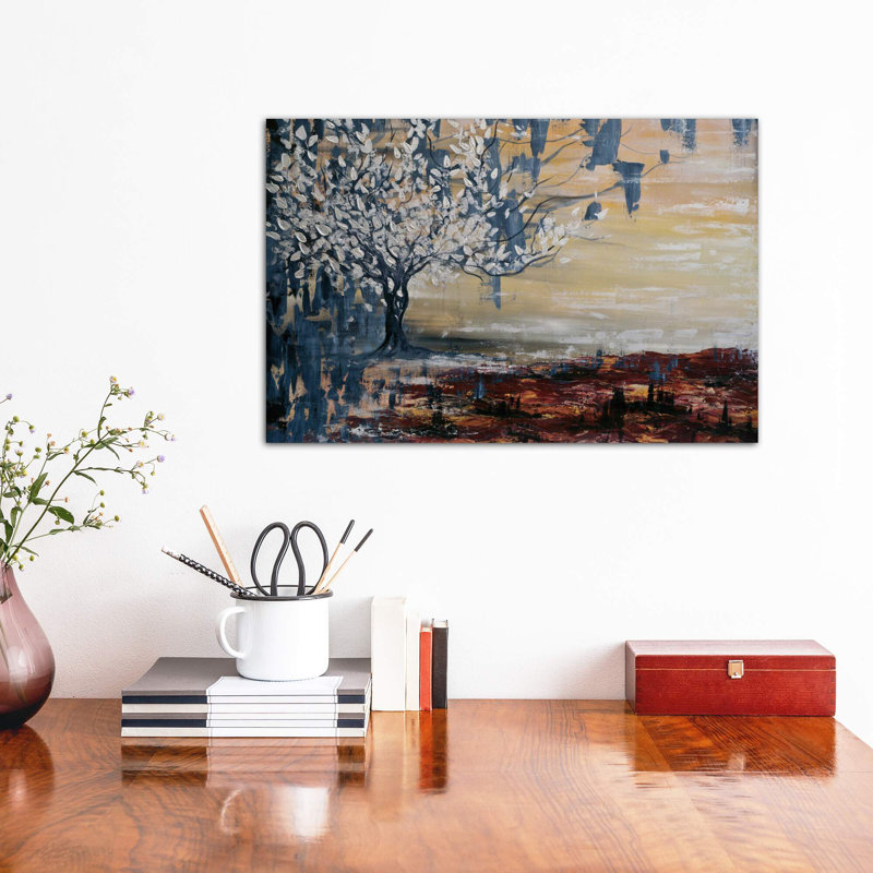 Ominous 1 Piece Wrapped Canvas Painting, 30.48cm H x 45.72cm W x 1.91cm D