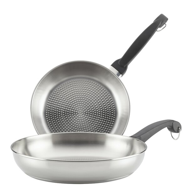 Farberware Skillet 11.5 4.5 Quart Pan With Lid Stainless Steel
