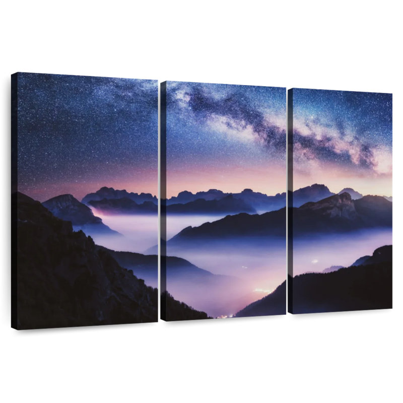 Oberle Bright Starry Night, 28" H x 45" W