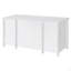 Bureau blanc 4 tiroirs ultrabrillant-1064541467