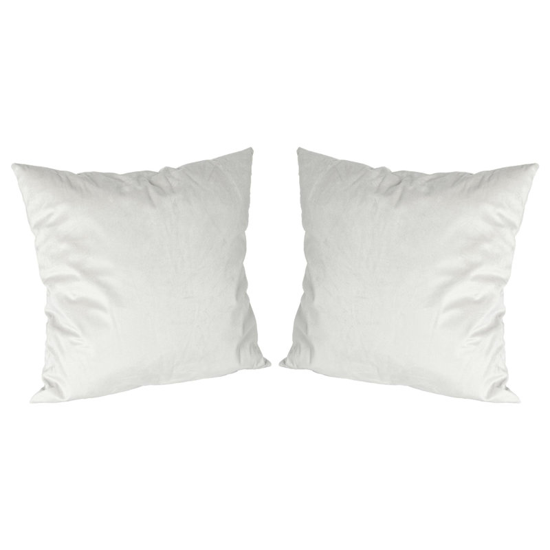 Square Scatter Cushion with Filling, Cream