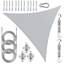 Voile d'ombrage Royal Shade Triangle Pro avec trousse de quincaillerie et corde-114698431