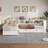 L-Shaped Daybed With Trundle, Drawer, And Usb-163008115