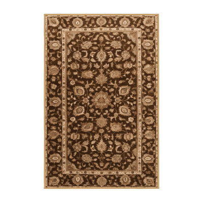 Machine Washable Persian Brown Area Rug