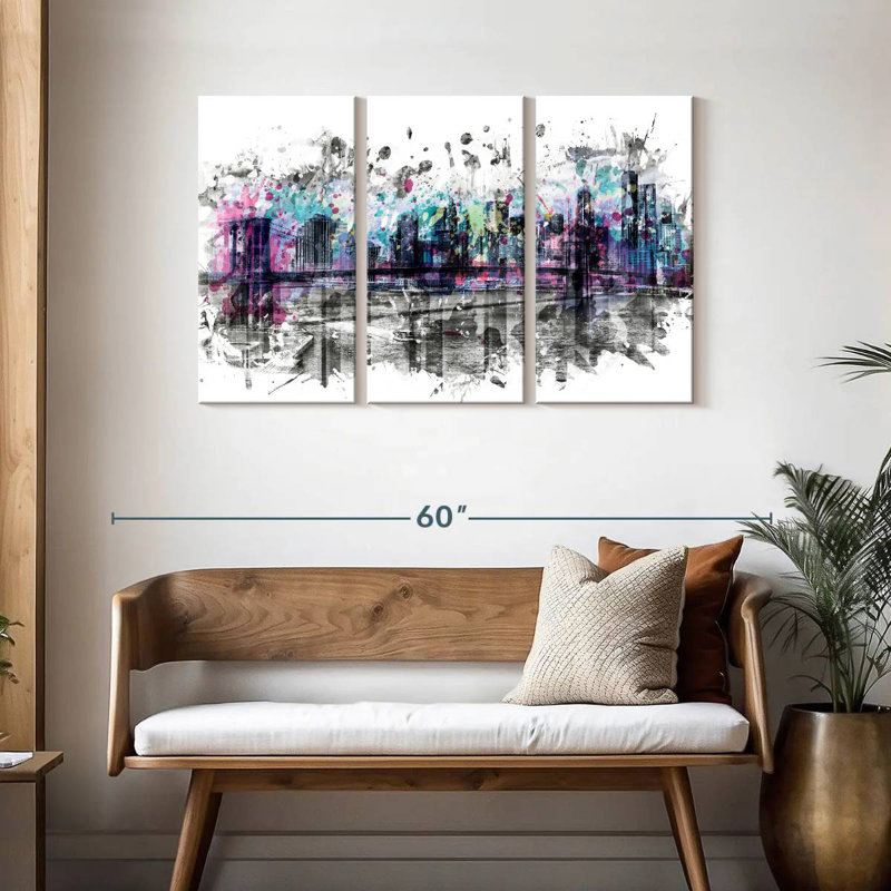 Lilie Modern NYC, 28" H x 45" W