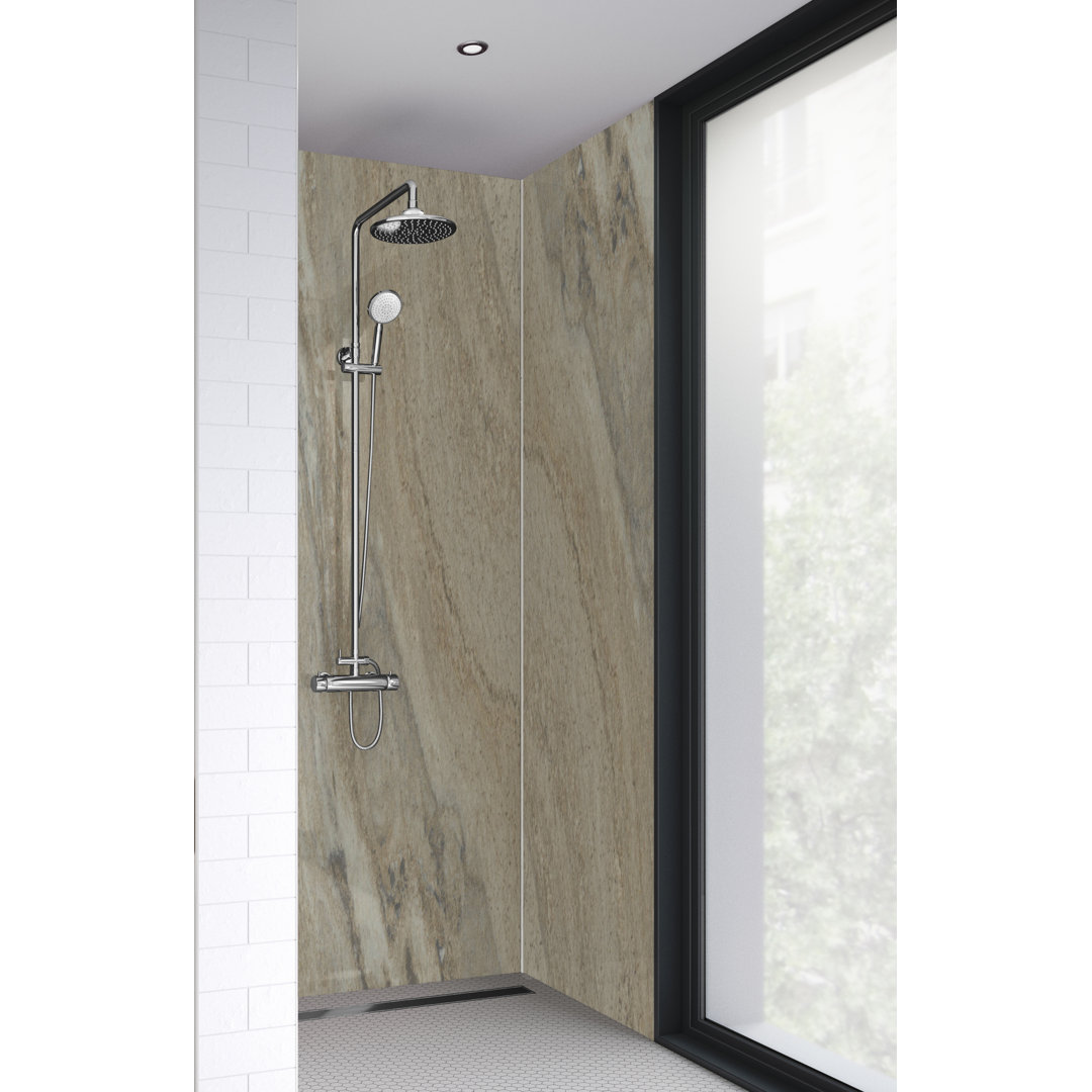 120mm W x 242mm H Decorative Wall Panel with Glass