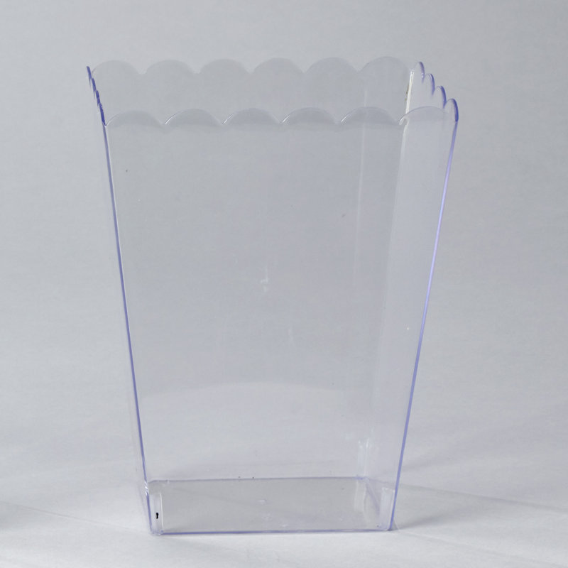 Decorative Box, 7.7" H x 6" W x 6" D, Clear
