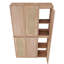 Armoire de salle de bain 36 po avec fermeture en douceur, 6 portes, unité murale de style moderne