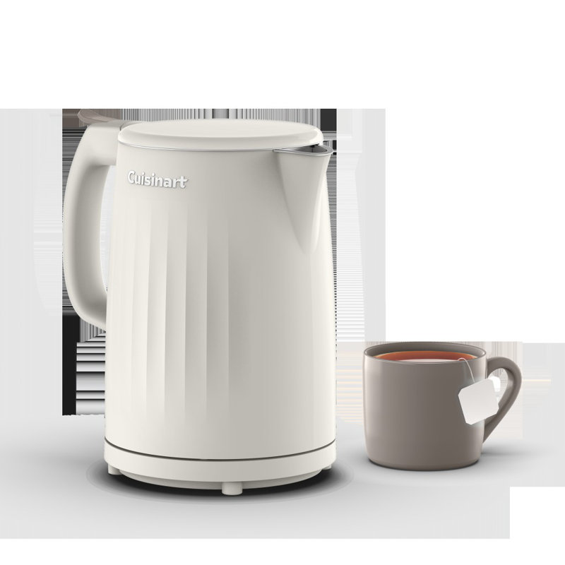 Cuisinart Soho 1-Liter Double-Wall Electric Kettle, White