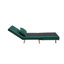 Fauteuil-lit en velours CANON - dossier à 3 positions, convertible en lit en 10 secondes, coussin inclus. Canapé-lit peu encombrant.-1401906693