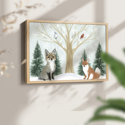 Chirstmas Art-CXXXII -Framed Print - Restickable