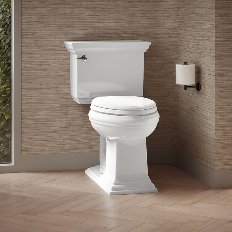 Memoirs® 1.28 GPF (Water Efficient) Elongated Toilet Bowl with High Efficiency Flush (Seat Not Included), White
