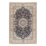 Oriental Area Rug in Navy Blue