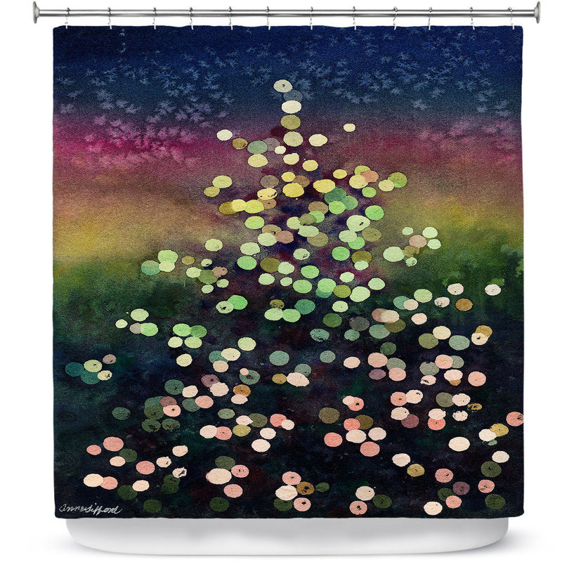 Rideau de douche simple christmas tree Elio