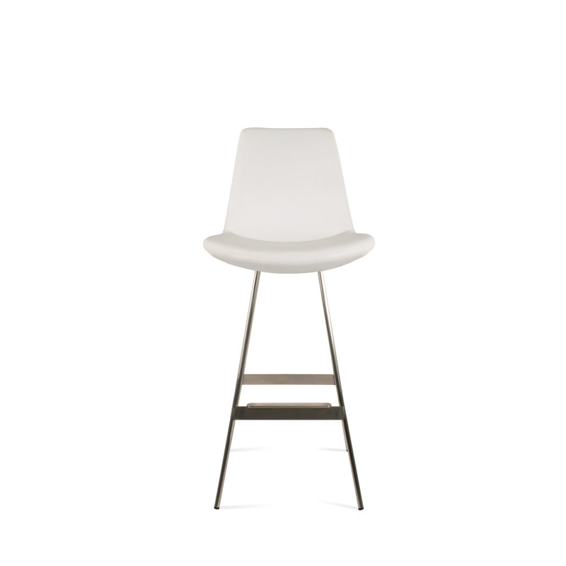 Tabouret Eiffel Balat, Blanc, Acier Inoxydable