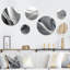 Décoration murale blanche abstraite contemplative - vagues modernes