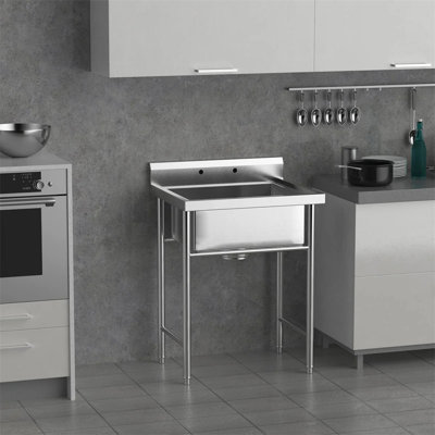 Évier à lessive autoportant L 30,71 po x l 27,17 po